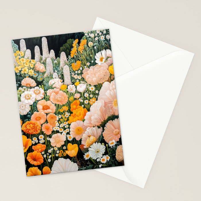 Botanical Art Maximalist Poster Dopamine Decor Japanese Painting Floral Art Flower Print Japandi Art Stationery Card Gallery Image 2