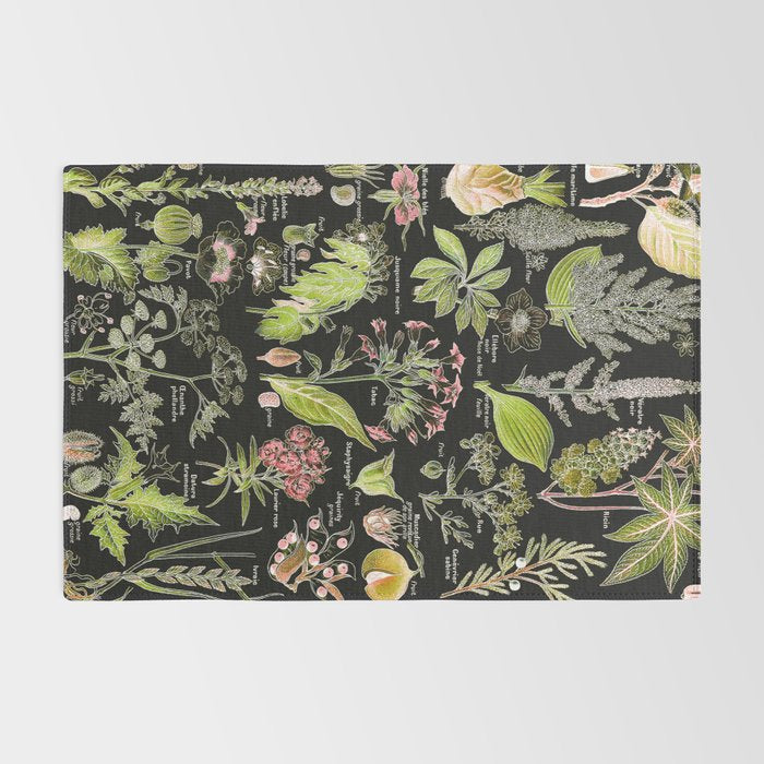 Adolphe Millot - Plantes dangereuses A (dangerous plants A) Rug Gallery Image 2