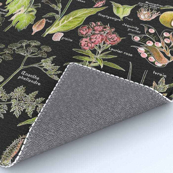 Adolphe Millot - Plantes dangereuses A (dangerous plants A) Rug Gallery Image 4
