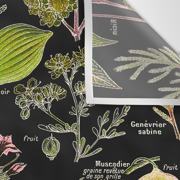 Adolphe Millot - Plantes dangereuses A (dangerous plants A) Wall Tapestry Gallery Image 3