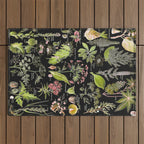 Adolphe Millot - Plantes dangereuses A (dangerous plants A) Outdoor Rug Gallery Image 1