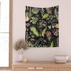 Adolphe Millot - Plantes dangereuses A (dangerous plants A) Wall Tapestry Gallery Image 2