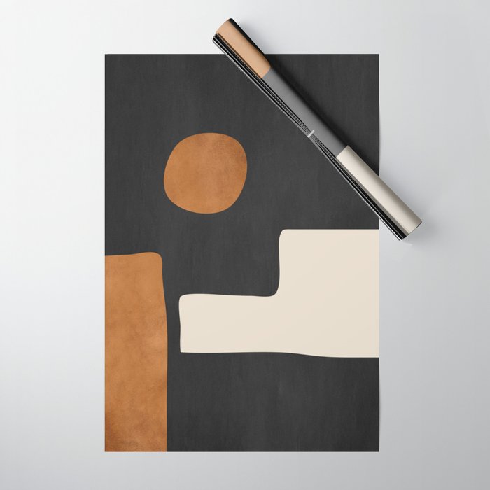 Abstract Minimal Shapes 128 Wrapping Paper Gallery Image 1