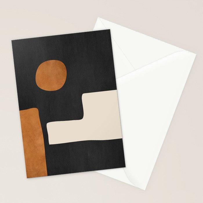 Abstract Minimal Shapes 128 Stationery Card Gallery Image 2