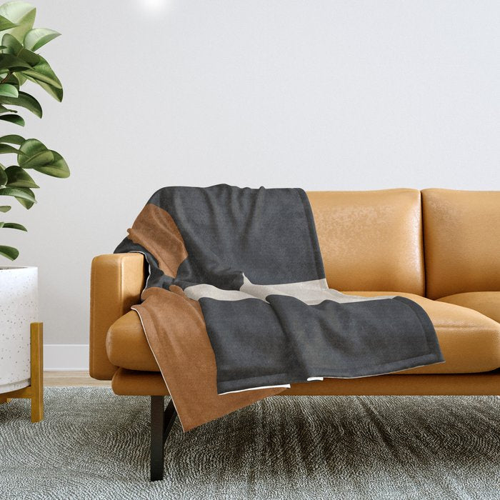 Abstract Minimal Shapes 128 Throw Blanket Gallery Image 1