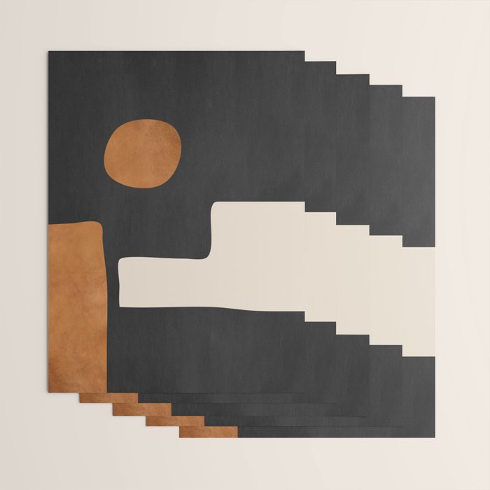Abstract Minimal Shapes 128 Wrapping Paper Gallery Image 3