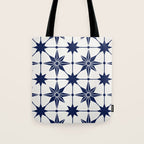 Starburst Mosaic â Navy Tote Bag Gallery Image 1