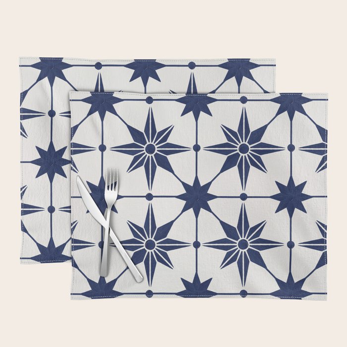 Starburst Mosaic â Navy Placemat Gallery Image 1
