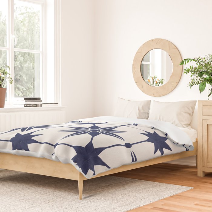 Starburst Mosaic â Navy Duvet Cover Gallery Image 2