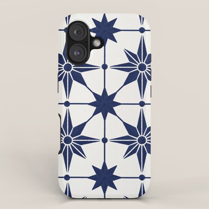 Starburst Mosaic â Navy iPhone Case Gallery Image 1