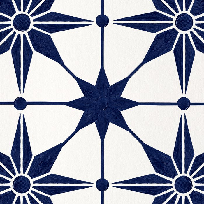 Starburst Mosaic â Navy Coffee Mug Gallery Image 2