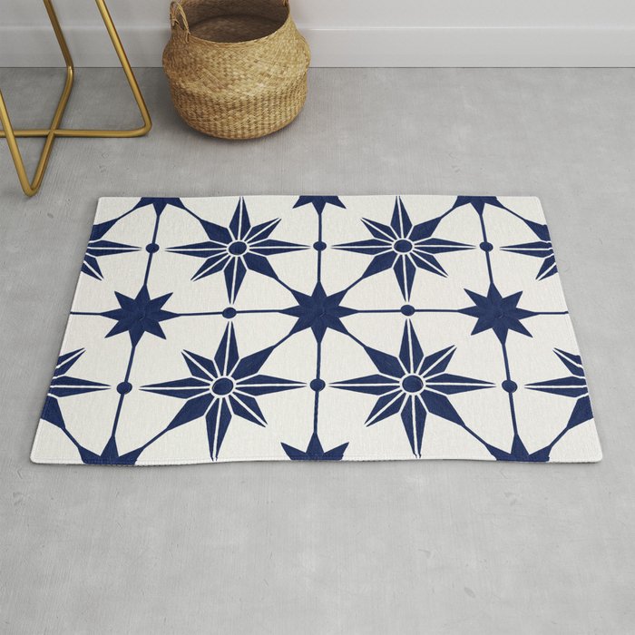 Starburst Mosaic â Navy Rug Gallery Image 1