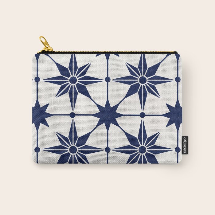 Starburst Mosaic â Navy Carry All Pouch Gallery Image 1