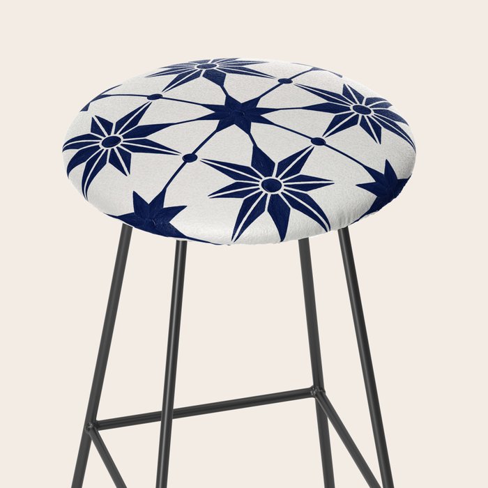 Starburst Mosaic â Navy Stool Gallery Image 2