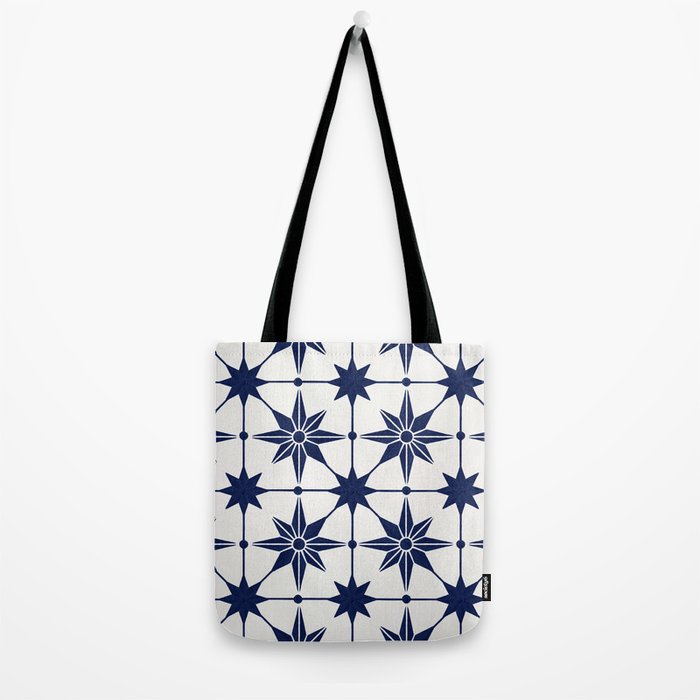 Starburst Mosaic â Navy Tote Bag Gallery Image 2
