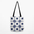 Starburst Mosaic â Navy Tote Bag Gallery Image 2