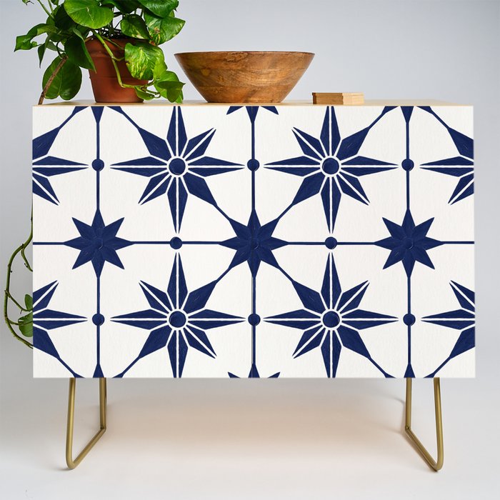 Starburst Mosaic â Navy Credenza Gallery Image 1