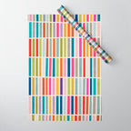 Colorful Mosaic Tiles Artwork Wrapping Paper Gallery Image 1