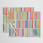 Colorful Mosaic Tiles Artwork Placemat Gallery Image 1