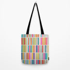 Colorful Mosaic Tiles Artwork Tote Bag Gallery Image 2