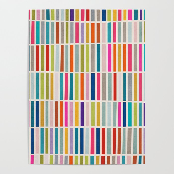 Colorful Mosaic Tiles Artwork Poster Gallery Image 4