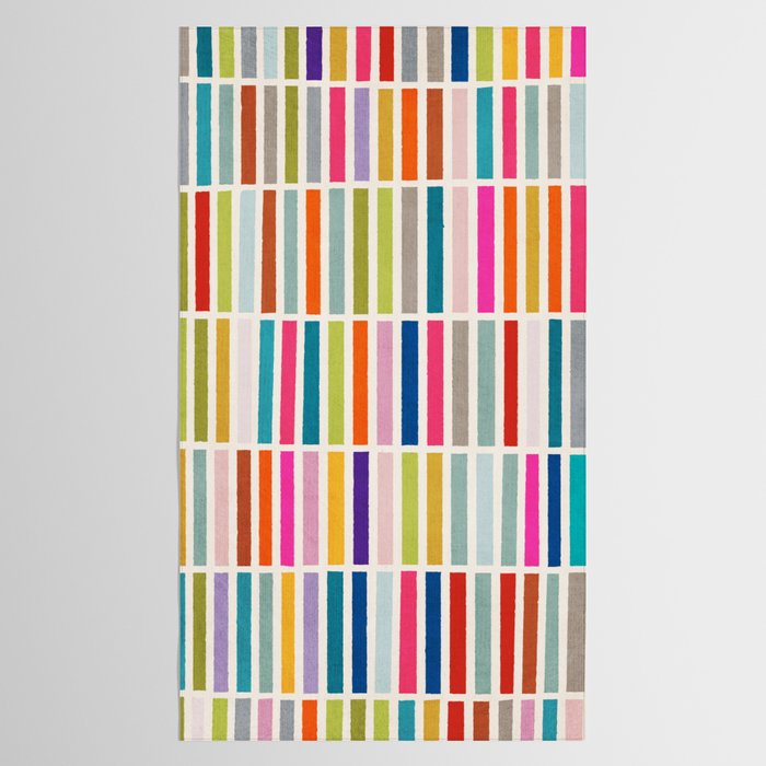 Colorful Mosaic Tiles Artwork Tablecloth Gallery Image 2