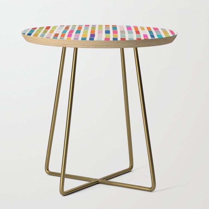 Colorful Mosaic Tiles Artwork Side Table Gallery Image 1