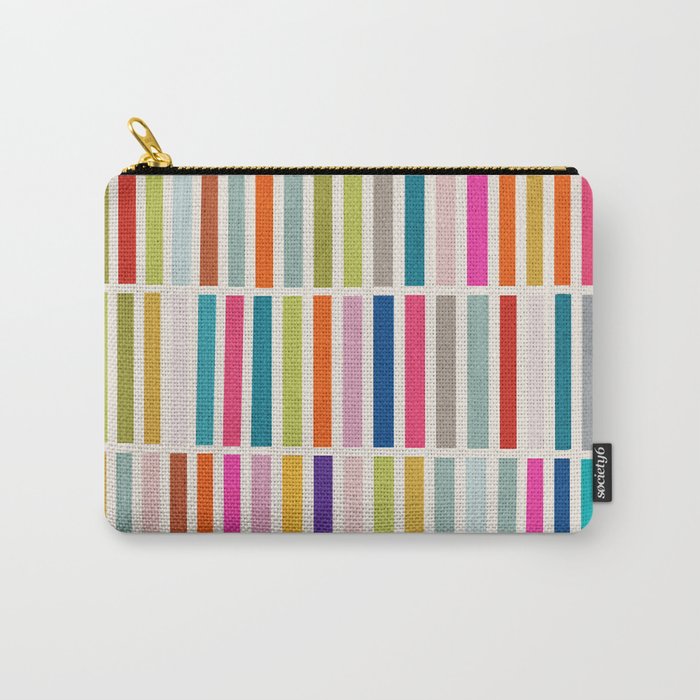 Colorful Mosaic Tiles Artwork Carry All Pouch Gallery Image 1