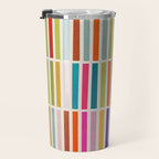 Colorful Mosaic Tiles Artwork Travel Mug Gallery Image 3