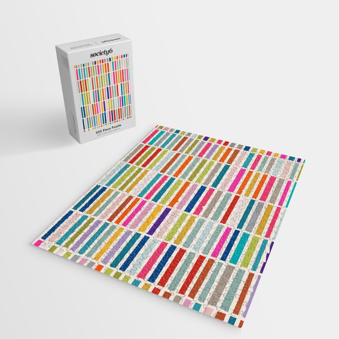 Colorful Mosaic Tiles Artwork Jigsaw Puzzle Gallery Image 2
