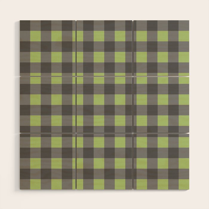 Small Blocks - Spring Green and Grays Wood Wall Art Gallery Image 1