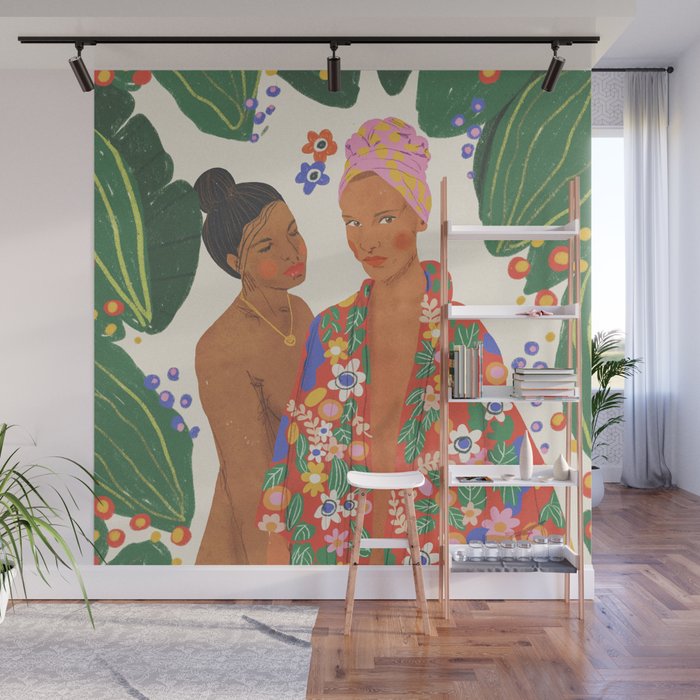 Girlfriends Wall Mural Gallery Image 1