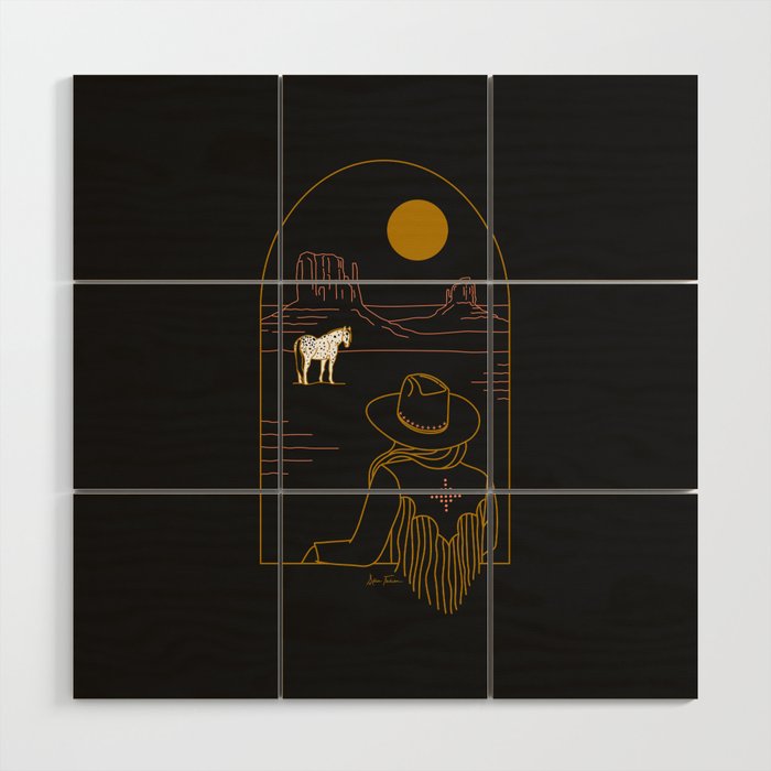 Lost Pony Wood Wall Art Gallery Image 1