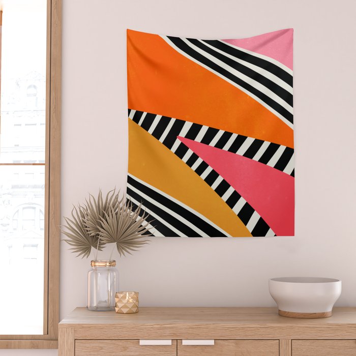 Mid Century Abstraction | PATTERN 02: The Retro Edition Wall Tapestry Gallery Image 2