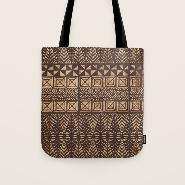 UrbanNesian Tongan Ngatu Tote Bag Gallery Image 1