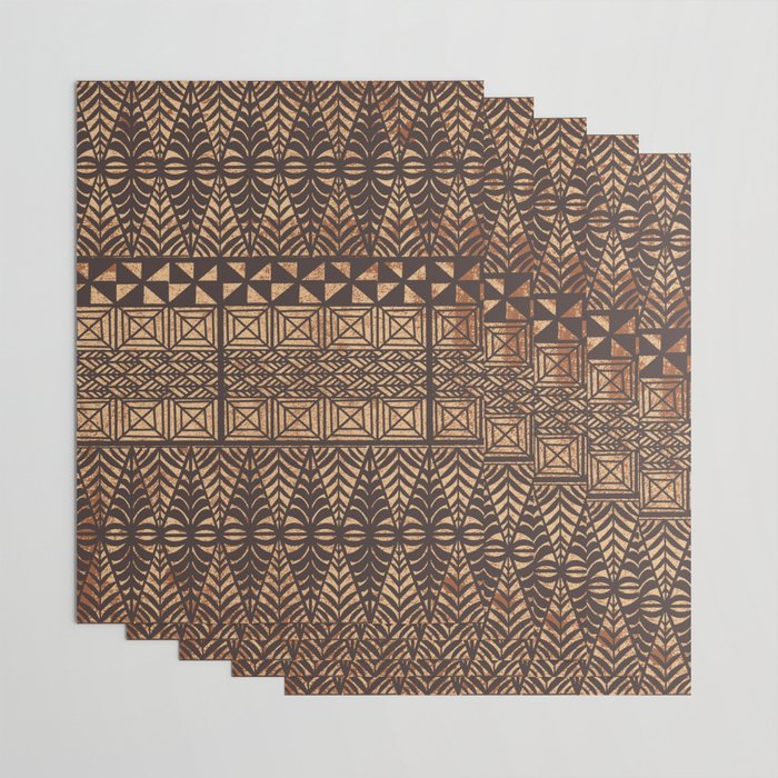 UrbanNesian Tongan Ngatu Wrapping Paper Gallery Image 3