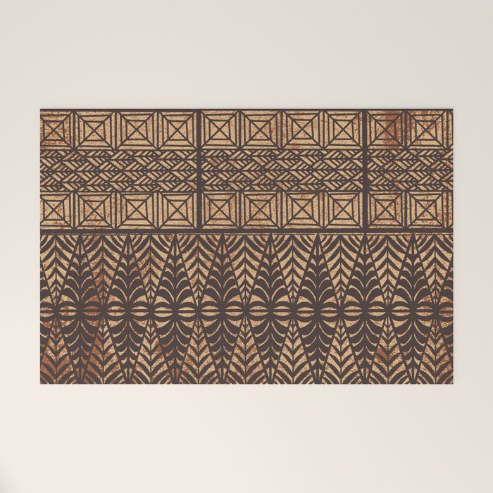 UrbanNesian Tongan Ngatu Welcome Mat Gallery Image 1