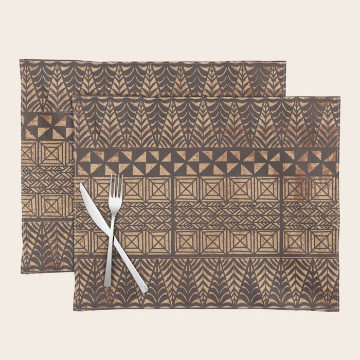 UrbanNesian Tongan Ngatu Placemat Gallery Image 1