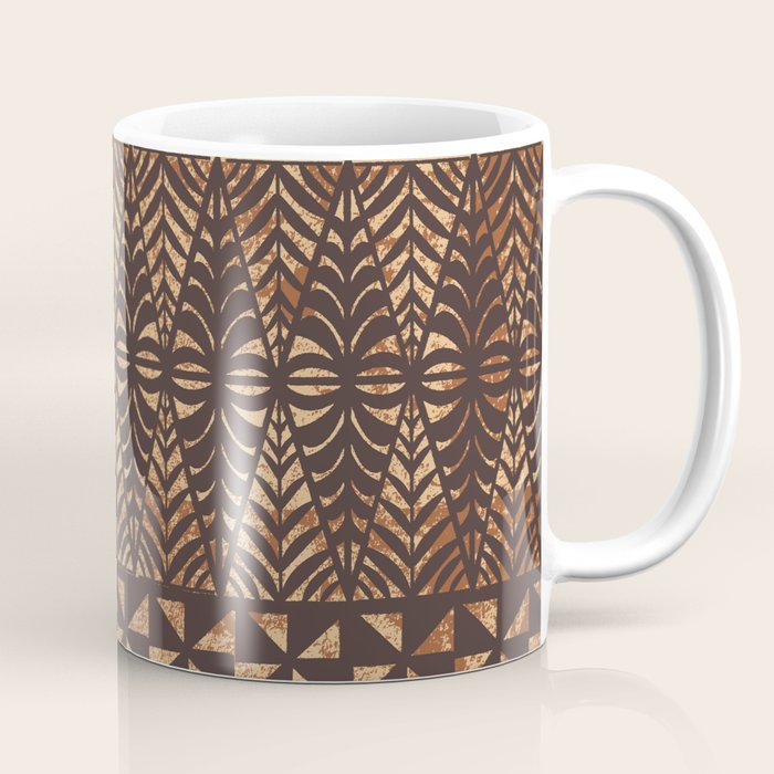 UrbanNesian Tongan Ngatu Coffee Mug Gallery Image 1