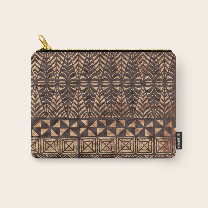 UrbanNesian Tongan Ngatu Carry All Pouch Gallery Image 1