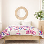 Jellyfish - Magenta Palette Duvet Cover Gallery Image 3