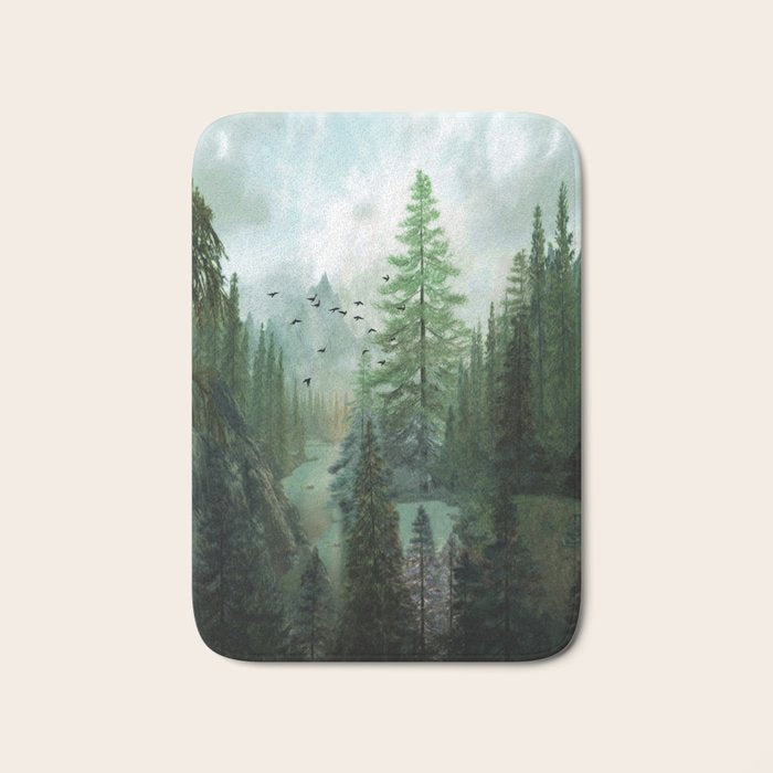 Mountain Morning 2 Bath Mat Gallery Image 1