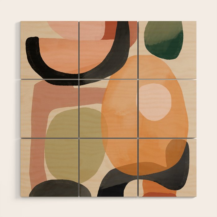 Modern Abstract Art 144 Wood Wall Art Gallery Image 1