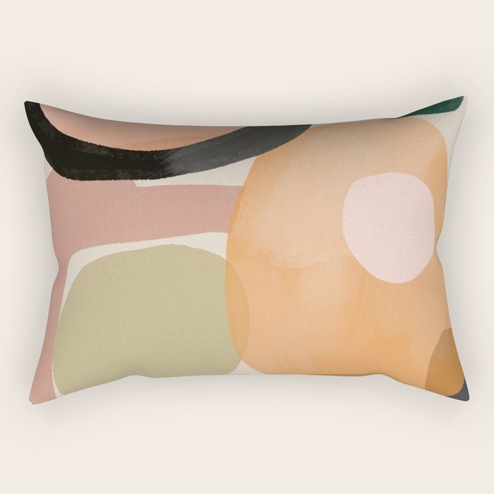 Modern Abstract Art 144 Rectangular Pillow Gallery Image 2