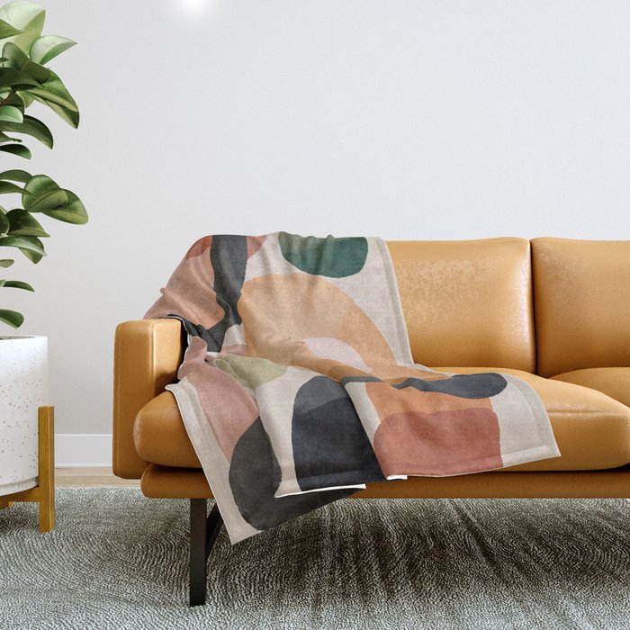 Modern Abstract Art 144 Throw Blanket Gallery Image 1