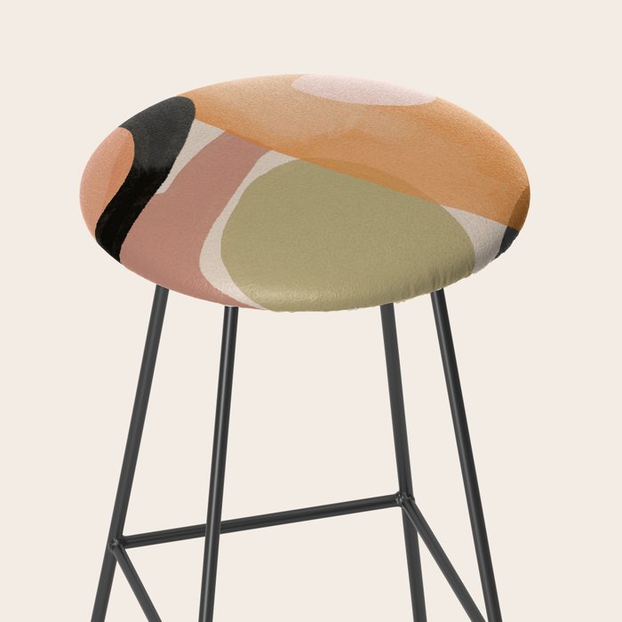 Modern Abstract Art 144 Stool Gallery Image 2