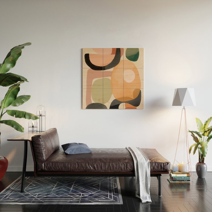 Modern Abstract Art 144 Wood Wall Art Gallery Image 2