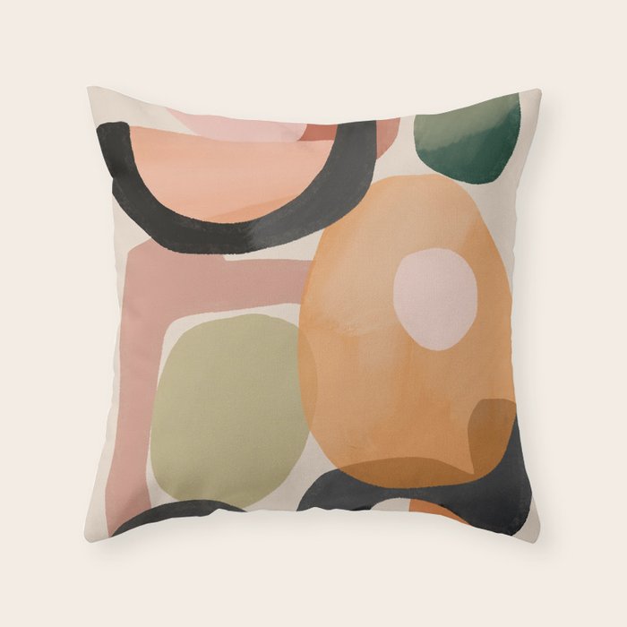 Modern Abstract Art 144 Throw Pillow Gallery Image 6