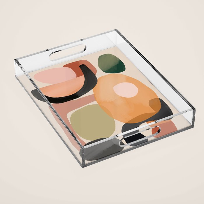 Modern Abstract Art 144 Acrylic Tray Gallery Image 1