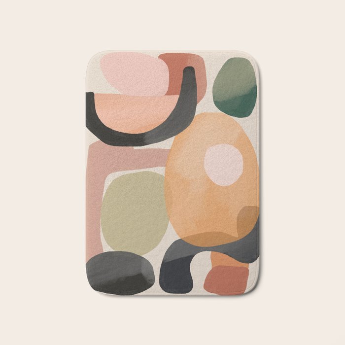 Modern Abstract Art 144 Bath Mat Gallery Image 1